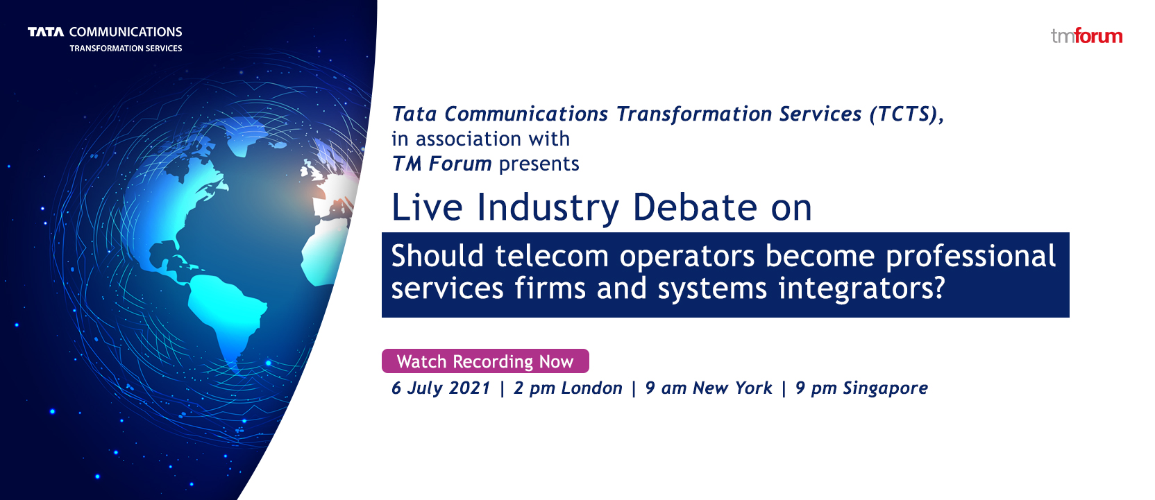 Telecom Operators TM Forum Event